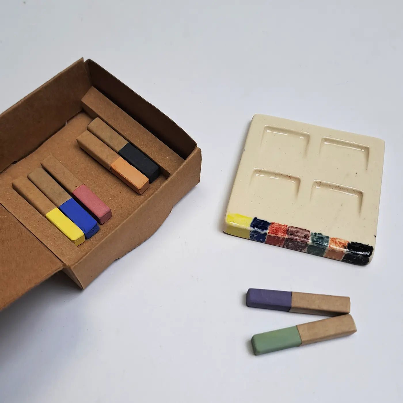 Tizas ceramicas de alta y baja temperatura - estudio quiral