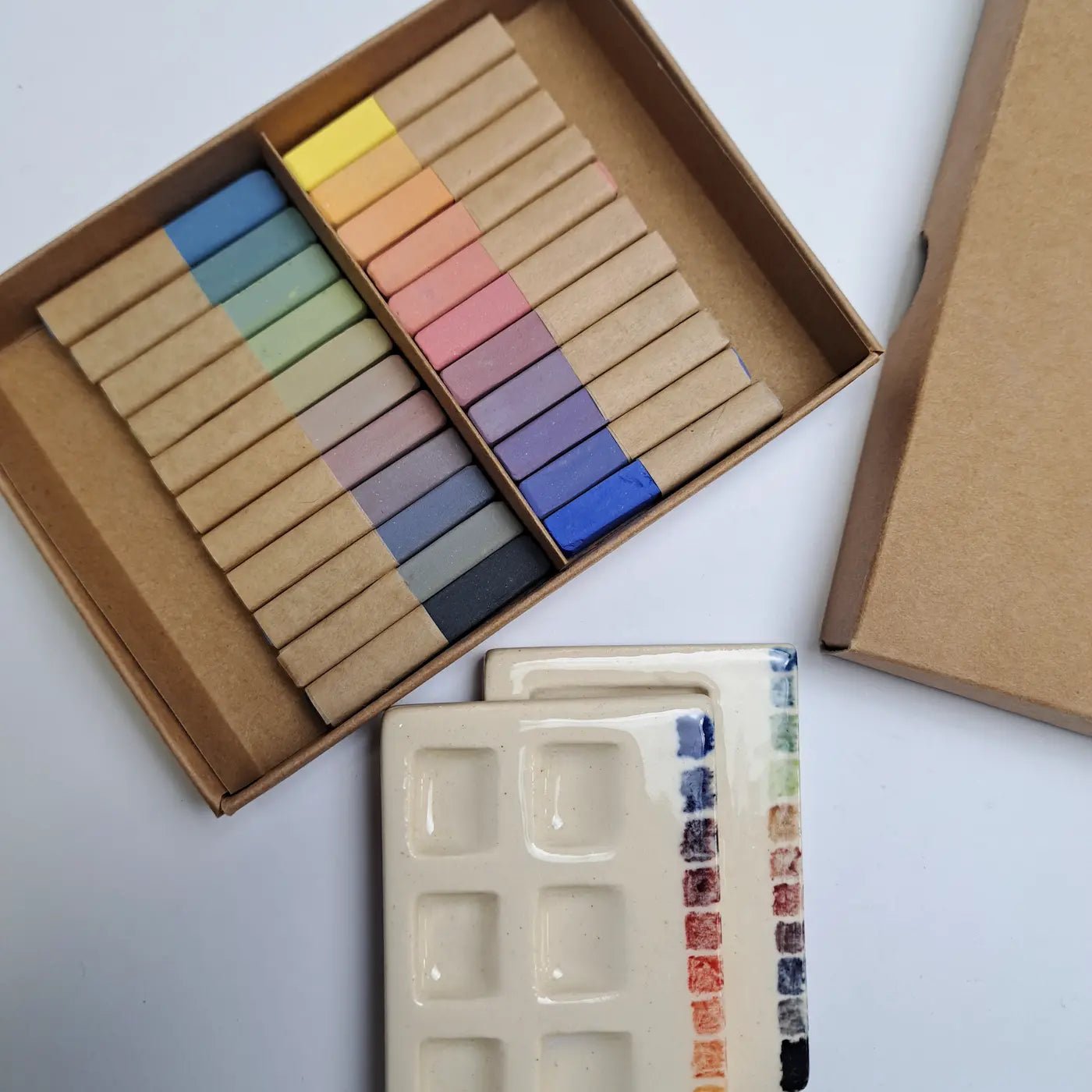 Tizas ceramicas de alta y baja temperatura - estudio quiral
